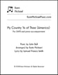 My Country 'tis of Thee SATB choral sheet music cover